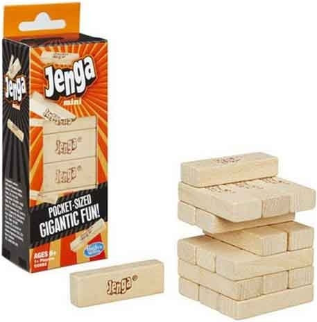 Joc de Societate Jenga Mini pentru 2+ Jucători 6+ Ani (EN) Hasbro