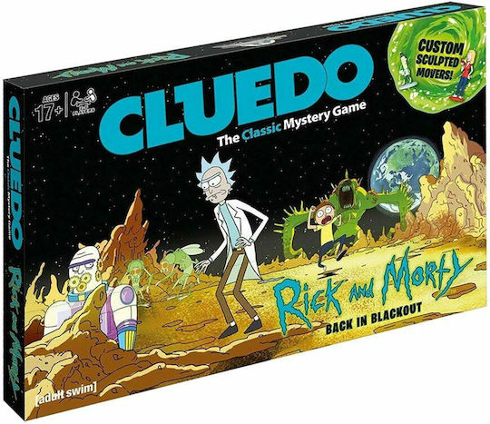 Επιτραπέζιο Παιχνίδι Cluedo Rick and Morty Back in Blackout για 2-6 Παίκτες 17+ Ετών (EN) Winning Moves