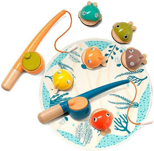 Top Bright Дървена игра за риболов Bahamas Magnetic Fishing Game