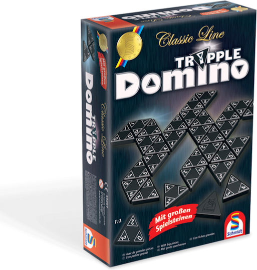 Επιτραπέζιο Παιχνίδι Tripple Domino για 1-4 Παίκτες 6+ Ετών (EN) Schmidt Spiele