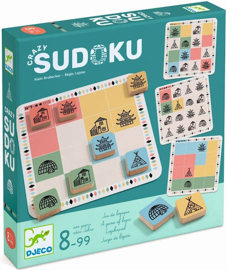 Επιτραπέζιο Παιχνίδι Crazy Sudoku για 1 Παίκτη 3+ Ετών (EN) Djeco