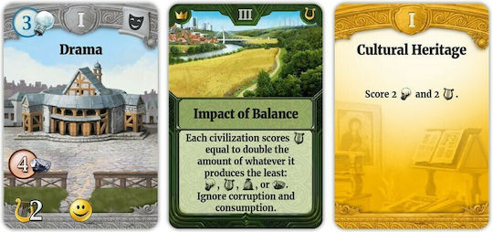 Board Game Through the Ages: A New Story of Civilization for 2-4 Players 12+ Years Old (EN) Czech Games Edition
