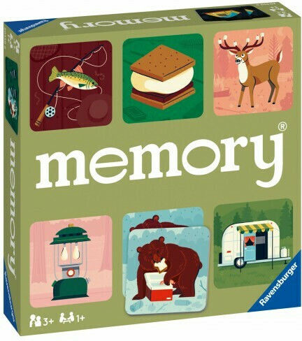Board Game Great Outdoors Memory for 1+ Players 4+ Years Old (EN) Ravensburger
