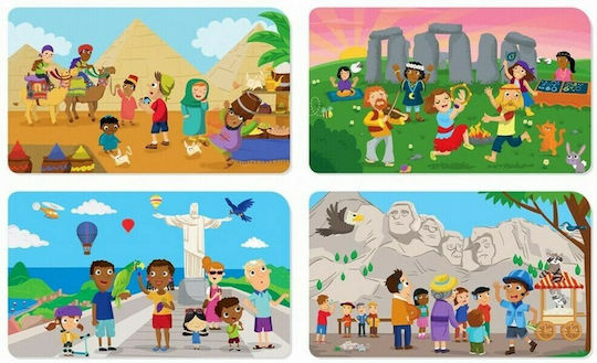 Board Game Τα Θαύματα του Κόσμου for 1-8 Players 5+ Years Old (EN) Hinkler