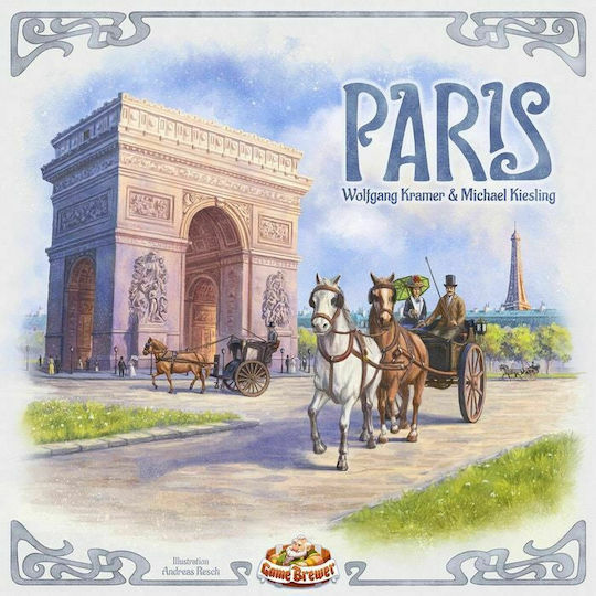 Board Game Paris for 2-4 Players 10+ Years Old (EN) Game Brewer