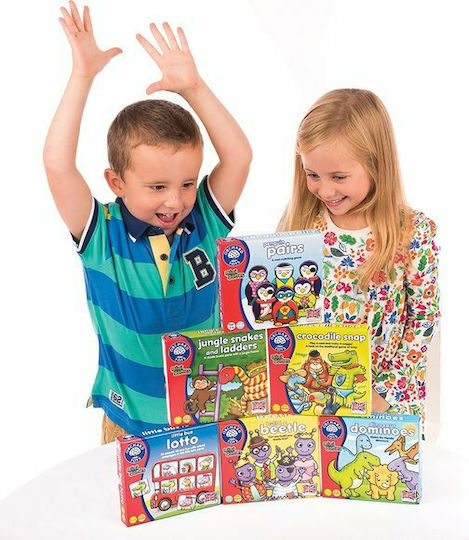 Επιτραπέζιο Παιχνίδι Toys Dinosaur Dominoes Mini για 3-5 Παίκτες 2+ Ετών (EN) Orchard