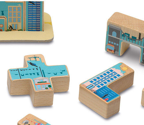 Board Game Skyline for 1 Player 5+ Years Old (EN) Cayro