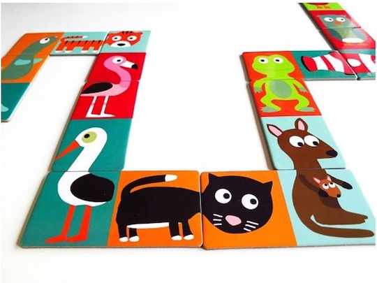 Board Game Ντόμινο Ζωάκια Διπλής Όψης for 1 Player 3+ Years Old (EN) Djeco