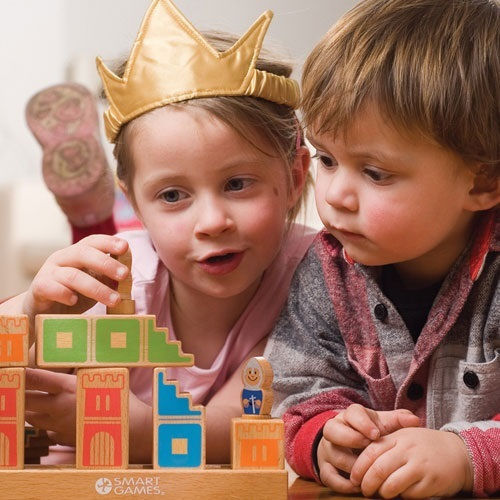 Επιτραπέζιο Παιχνίδι Camelot Jr Ξύλινο Κάστρο Κάμελοτ για 1 Παίκτη 4+ Ετών (EN) Smart Games