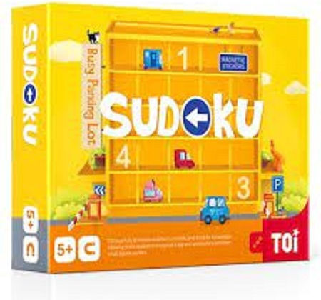 Επιτραπέζιο Παιχνίδι Μαγνητικό Sudoku Γκαραζ Parking 5+ Ετών (EN) Toi World
