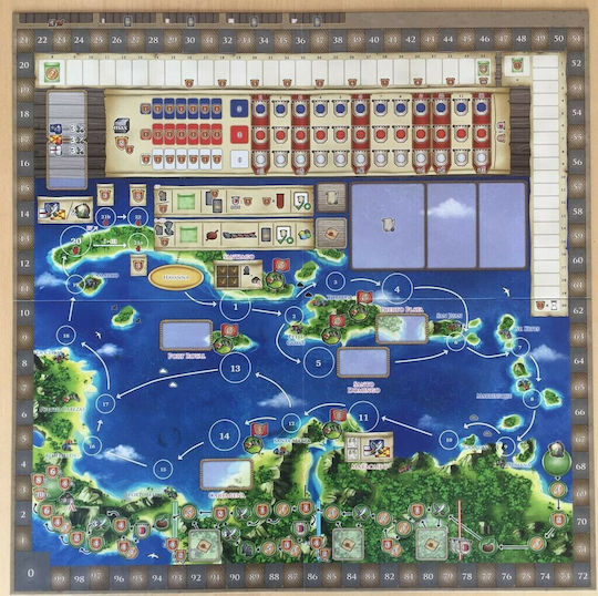 Brettspiel Maracaibo für 1-4 Spieler 12+ Jahre (EN) Capstone Games