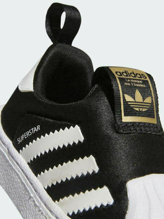 Superstar 360 Παιδικά Sneakers Slip-on Core Black / Cloud White / Gold Metallic