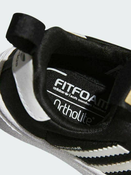 Superstar 360 Παιδικά Sneakers Slip-on Core Black / Cloud White / Gold Metallic