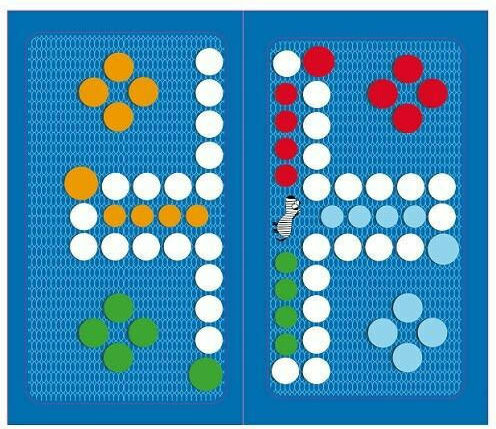 Επιτραπέζιο Παιχνίδι Magnetic Ludo για 2-4 Παίκτες 4+ Ετών (EN) Purple Cow