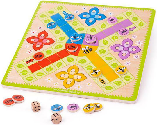 Επιτραπέζιο Παιχνίδι Ludo για 2-4 Παίκτες 3+ Ετών (EN) Big Jigs