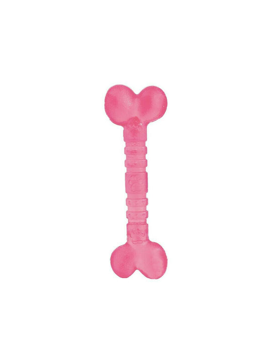 Rosewood BioSafe Puppy Dog Toy Bone Small Pink 12cm