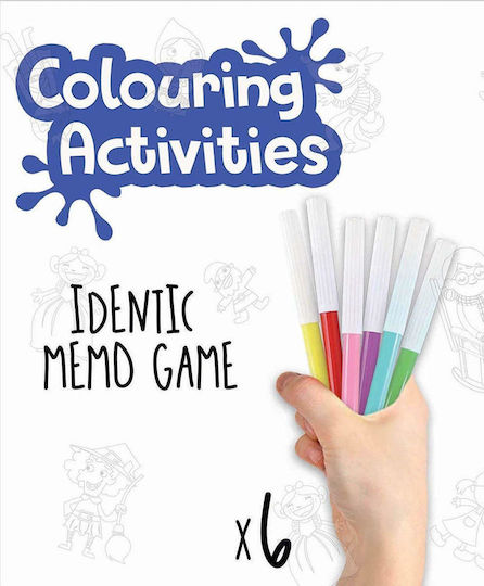 Επιτραπέζιο Παιχνίδι Colouring Activities Identic Memo για 1-4 Παίκτες 4+ Ετών (EN) Educa