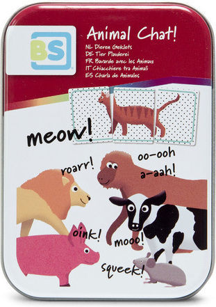 Board Game Animal Chat for 2+ Players 3+ Years Old (EN) BS Toys