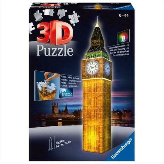 Big Ben Night Edition Puzzle 3D 216pcs