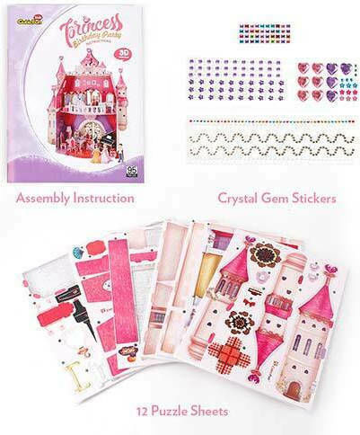 Prinzessin Geburtstag Puzzle 3D 95 Teile