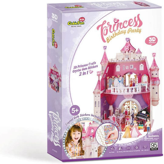 Prinzessin Geburtstag Puzzle 3D 95 Teile