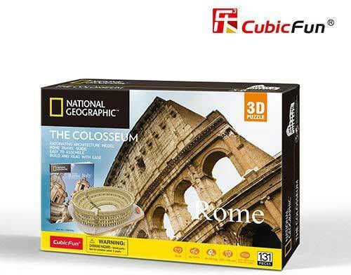 National Geographic Das Kolosseum Puzzle 3D 131 Teile