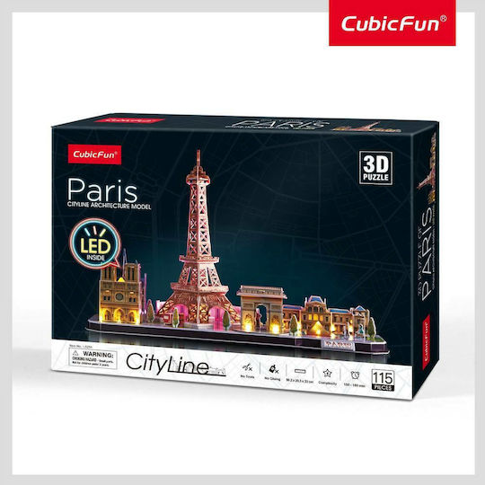 Paris Led Edition Puzzle 3D 115 Teile
