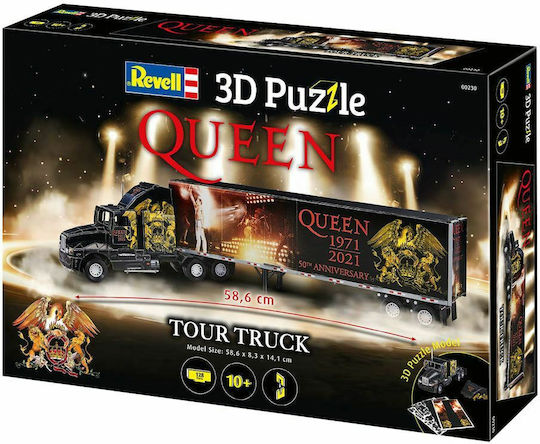 Puzzle 3D Queen Tour Truck 50th Anniversary 128 Piese