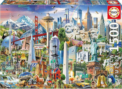 Puzzle Asia Landmarks 2D 1500 Κομμάτια