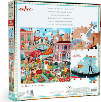 Puzzle Piece & Love Venice Open Market 2D 1000 Κομμάτια