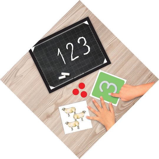 AS Οι Αριθμοί Montessori STEM Εκπαιδευτικό Παιχνίδι Γνώσεων για 4-6 Ετών