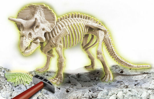 Clementoni T-Rex & Τρικεράτωψ Επαυξημένη Πραγματικότητα STEM Educational Game Dinosaur Excavation Science And Play for 7+ years Years Old