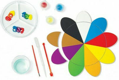 AS Ένας Κόσμος Χρωμάτων Montessori STEM Lernspiel Wissen für 3-6 Jahre