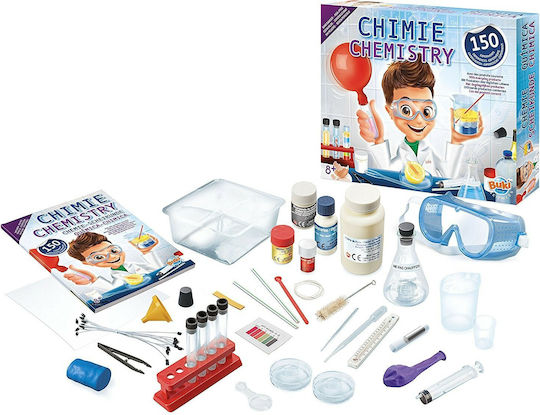 Buki Chemistry Lab 150 Experiments STEM Lernspiel Experimente für 8+ Jahre Jahre
