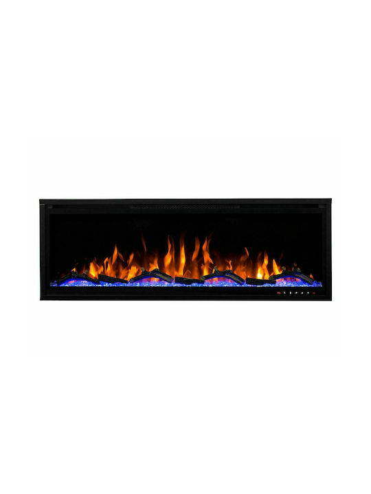 Hitense LUXURIUS-S500 Wandmontiert Elektrischer Kamin 1600W 127.5x45cm Schwarz