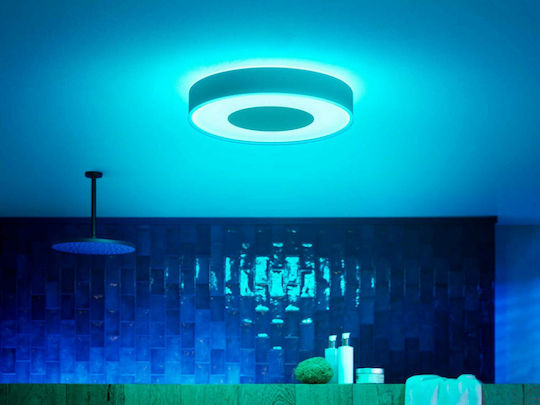 Philips Smart Deckenleuchte Badezimmer 42,5cm Weiß mit Integrierter LED