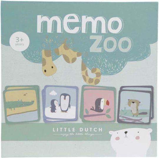 Little Dutch Memo Zoo Εκπαιδευτικό Παιχνίδι Γνώσεων για 3+ Ετών