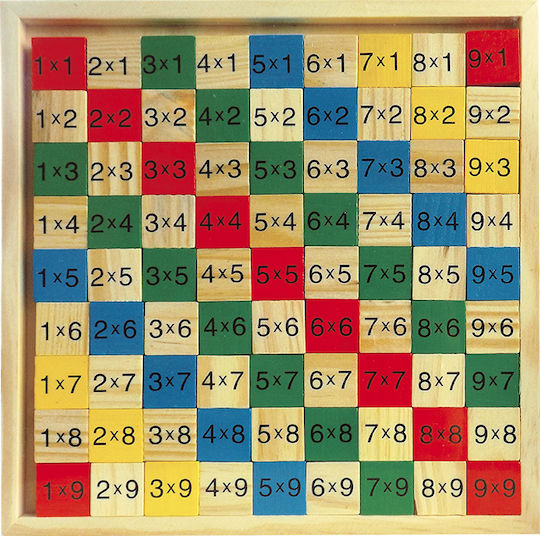 Small Foot Εκμάθηση Πολλαπλασιασμού Educational Game Knowledge made of Wood for 6+ years old Years Old