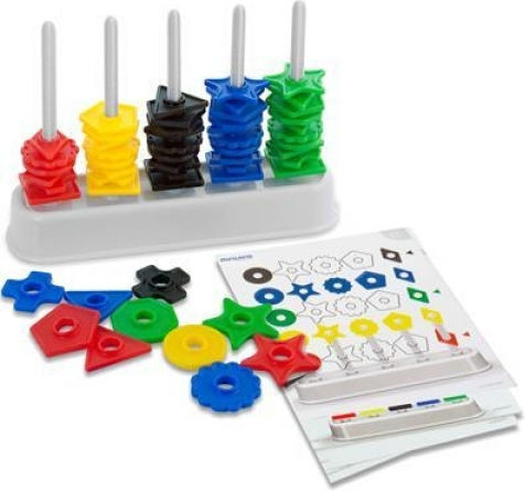 Miniland Άβακας με 100 Σχήματα STEM Educational Game Knowledge for 3-6 Years Old