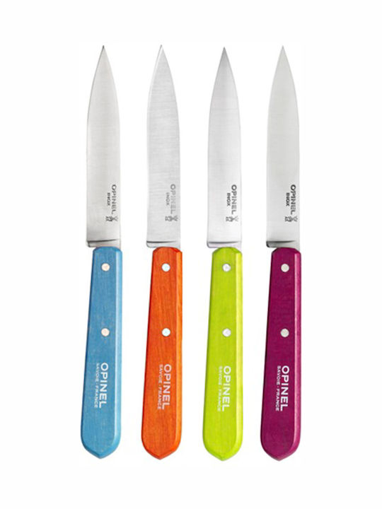 Opinel N° 112 Sweet-Pop Μαχαίρια Γενικής Χρήσης από Ανοξείδωτο Ατσάλι 4τμχ