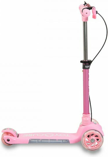 Byox Kids Scooter Foldable Cube 3-Wheel for 3+ Years Pink