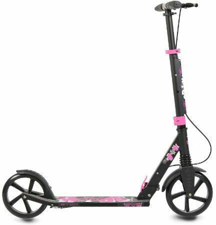 Byox Kids Scooter Foldable Spooky 2-Wheel for 8+ Years Pink