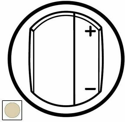 Legrand Celiane Dimmer Switch Front in Beige Color 066250