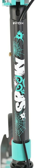 Byox Kids Scooter Foldable Spooky 2-Wheel for 8+ Years Turquoise