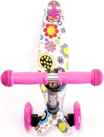 Lorelli Kids Scooter Foldable Rapid 3-Wheel for 5+ Years Pink