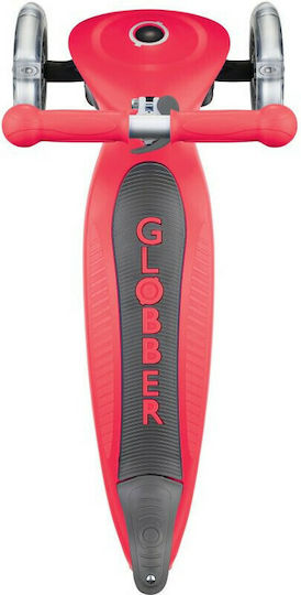 Globber Kids Scooter Foldable Primo 3-Wheel for 3+ Years Red