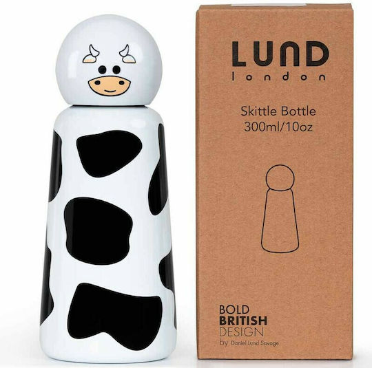 Lund Mini Cow Μπουκάλι Θερμός Ανοξείδωτο BPA Free 300ml Πολύχρωμο