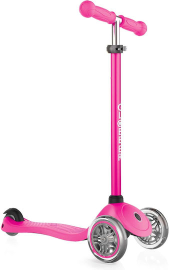 Globber Kids Scooter Primo 3-Wheel for 3+ Years Neon Pink