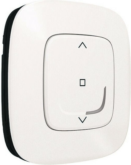 Legrand Valena Allure 91 Comutator De Perete Electric Montat Pe Perete Obturator Rulou Sens Unic Cu Cadru Pearl