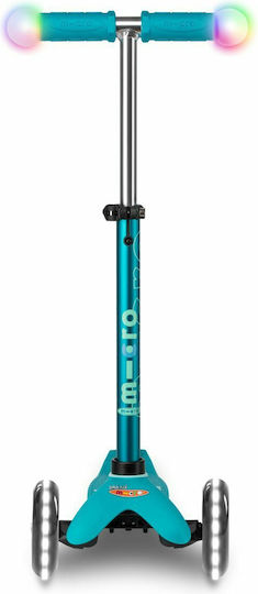 Micro Παιδικό Πατίνι Mini Deluxe Magic LED Τρίτροχο για 2-5 Ετών Γαλάζιο